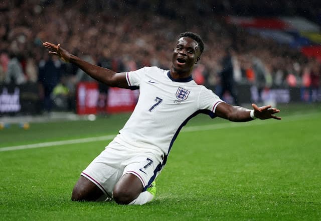 Técnico da Inglaterra diz que Saka ainda se recupera de lesão e precisa de cuidados na Copa do Mundo