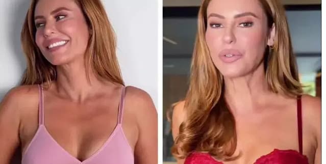 Paolla Oliveira posa de lingerie e fala sobre se sentir bem