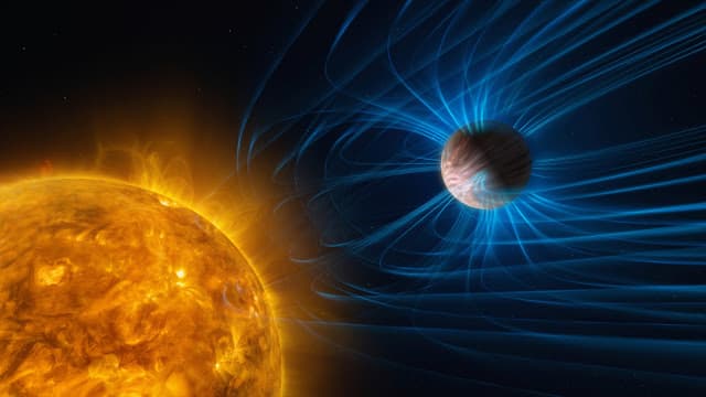 Astrônomos descobrem exoplanetas com campos magnéticos