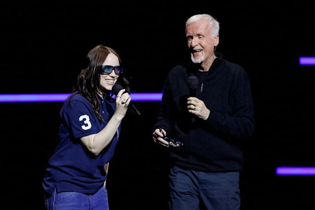 Billie Eilish e James Cameron são atores de filme imersivo e intimista